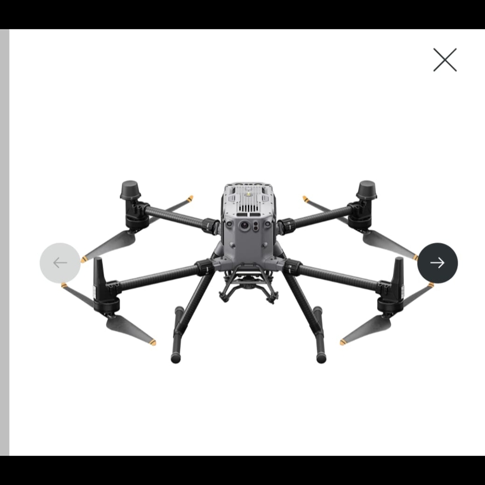 DJI Gray Drone with Black Propellers